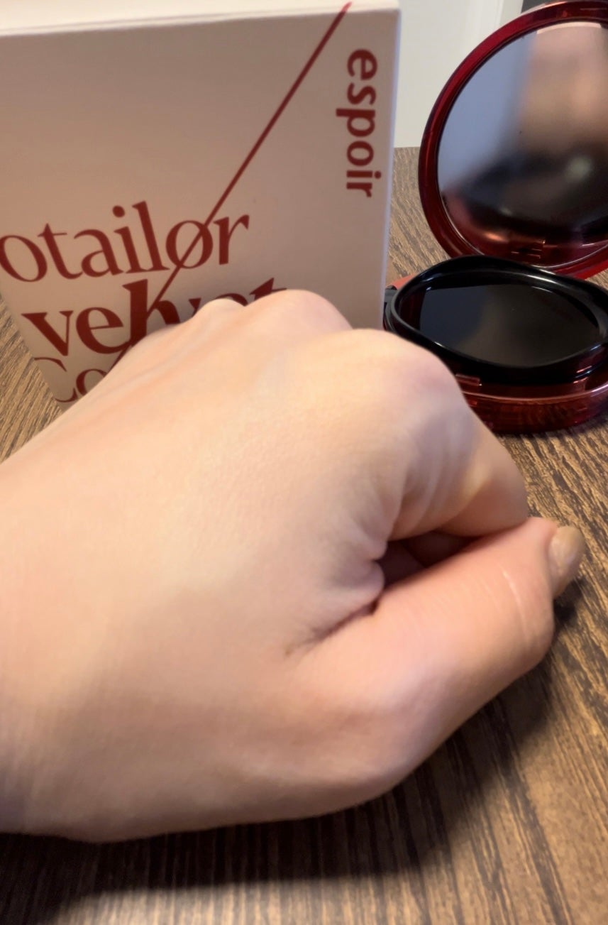 プロテーラービーベルベットカバークッション/espoir/クッションファンデーションを使ったクチコミ(2枚目)