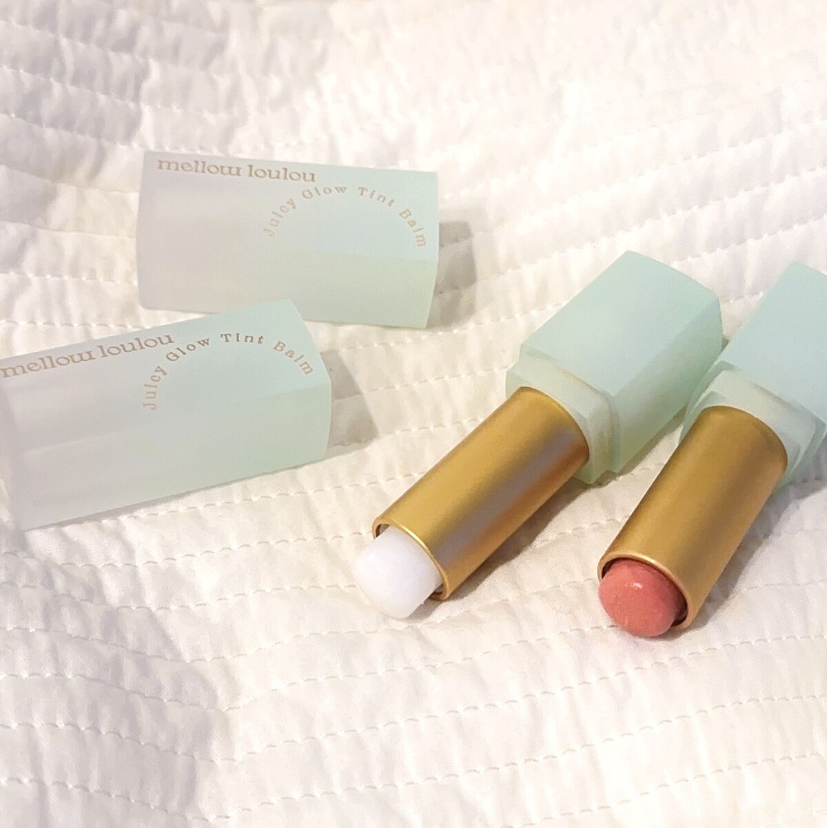 ジューシーグロウティントバーム/mellow loulou/リップバームを使ったクチコミ（1枚目）