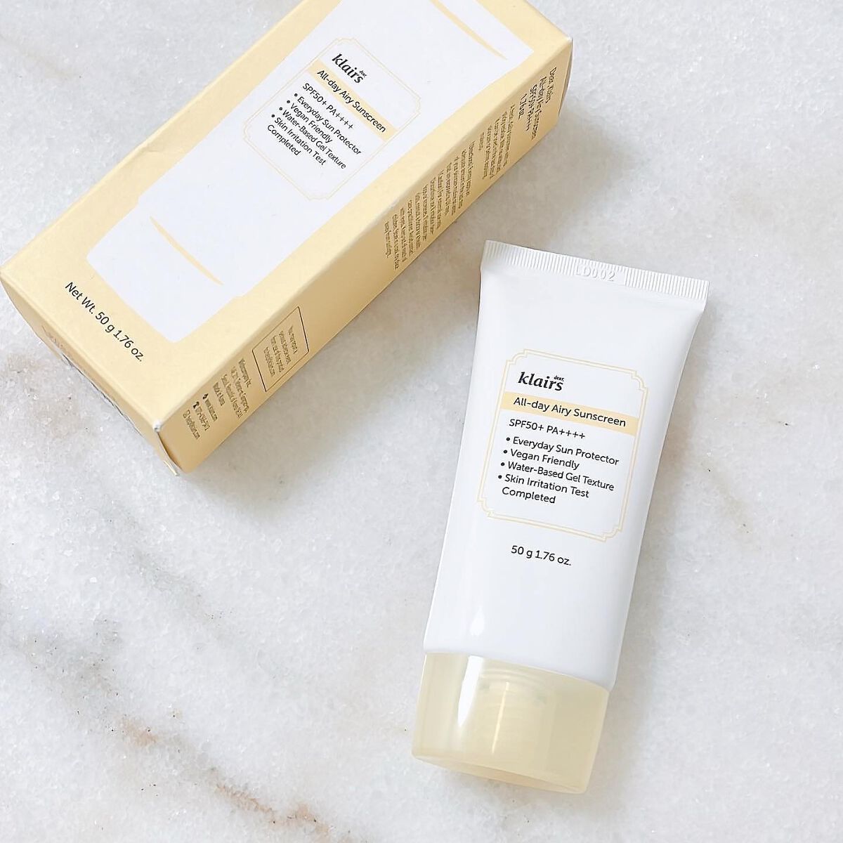All-day エアリーサンスクリーン50g/Klairs/日焼け止めクリームを使ったクチコミ（1枚目）