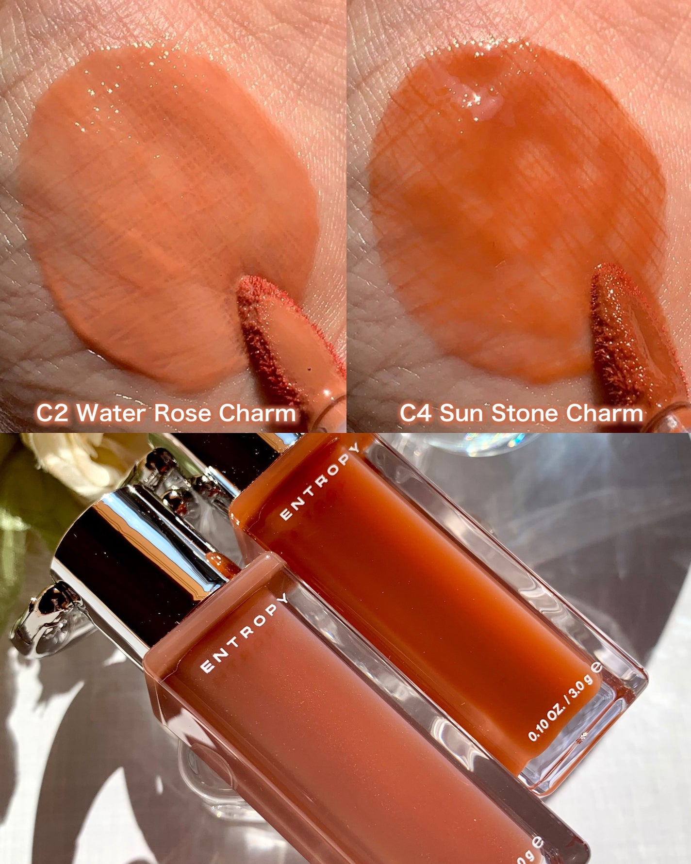 Charm Tint Base Blurry/ENTROPY/口紅を使ったクチコミ(5枚目)