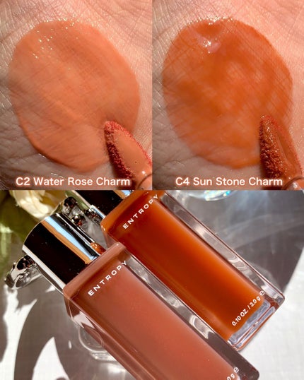 Charm Tint Base Blurry/ENTROPY/口紅を使ったクチコミ(5枚目)