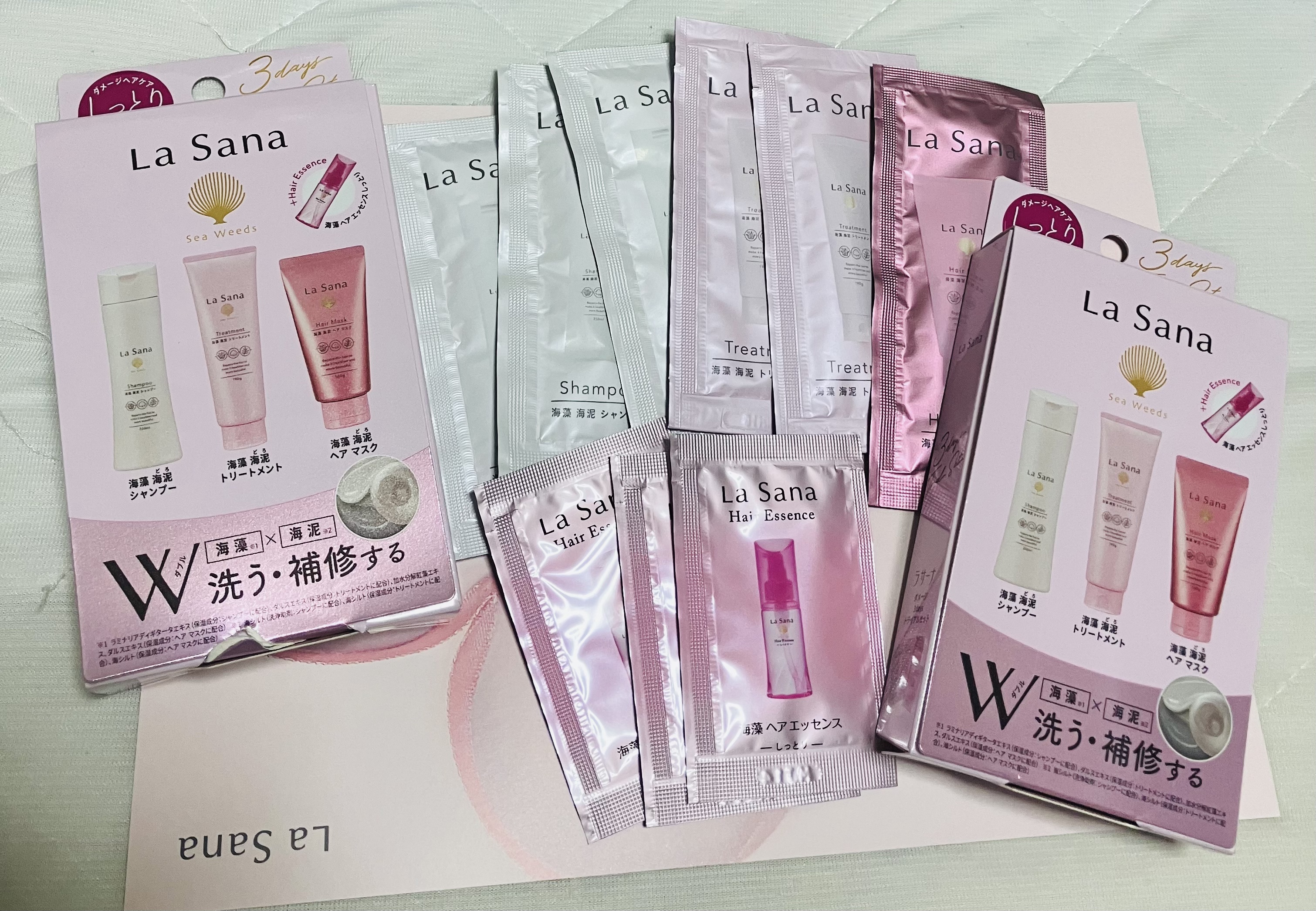 ラサーナ 海藻 海泥 シャンプー／トリートメント シャンプー本体/ラサーナ/市販シャンプーを使ったクチコミ（1枚目）