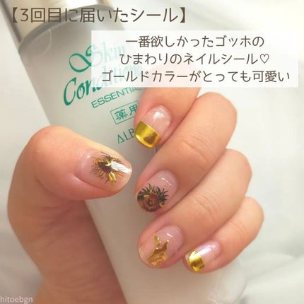 MEDE19F ゴッホの世界をまとうネイルシールの会/フェリシモ/ネイルシールを使ったクチコミ(5枚目)