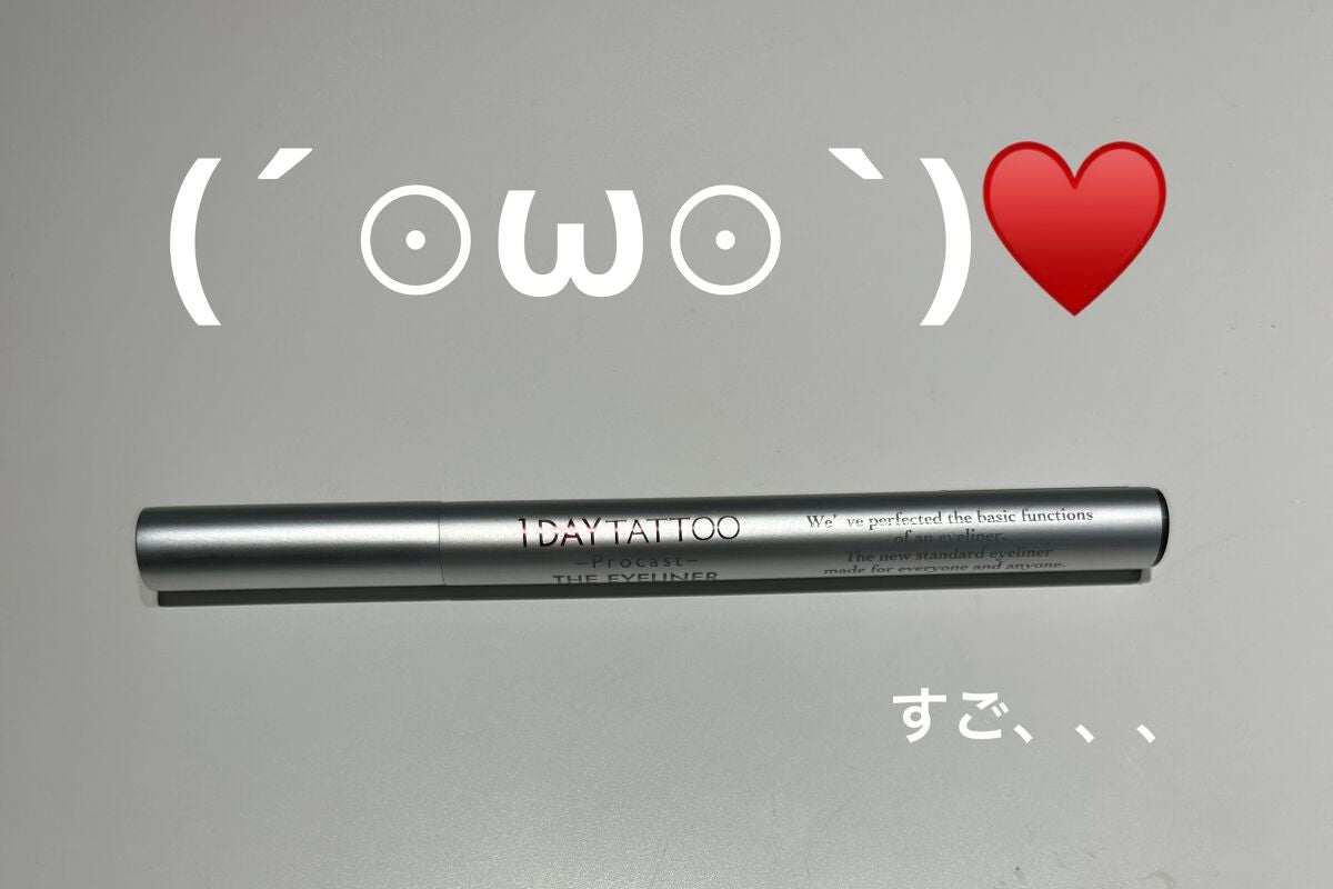 1DAY TATTOO プロキャスト ザ・アイライナー/K-パレット/リキッドアイライナーを使ったクチコミ(2枚目)