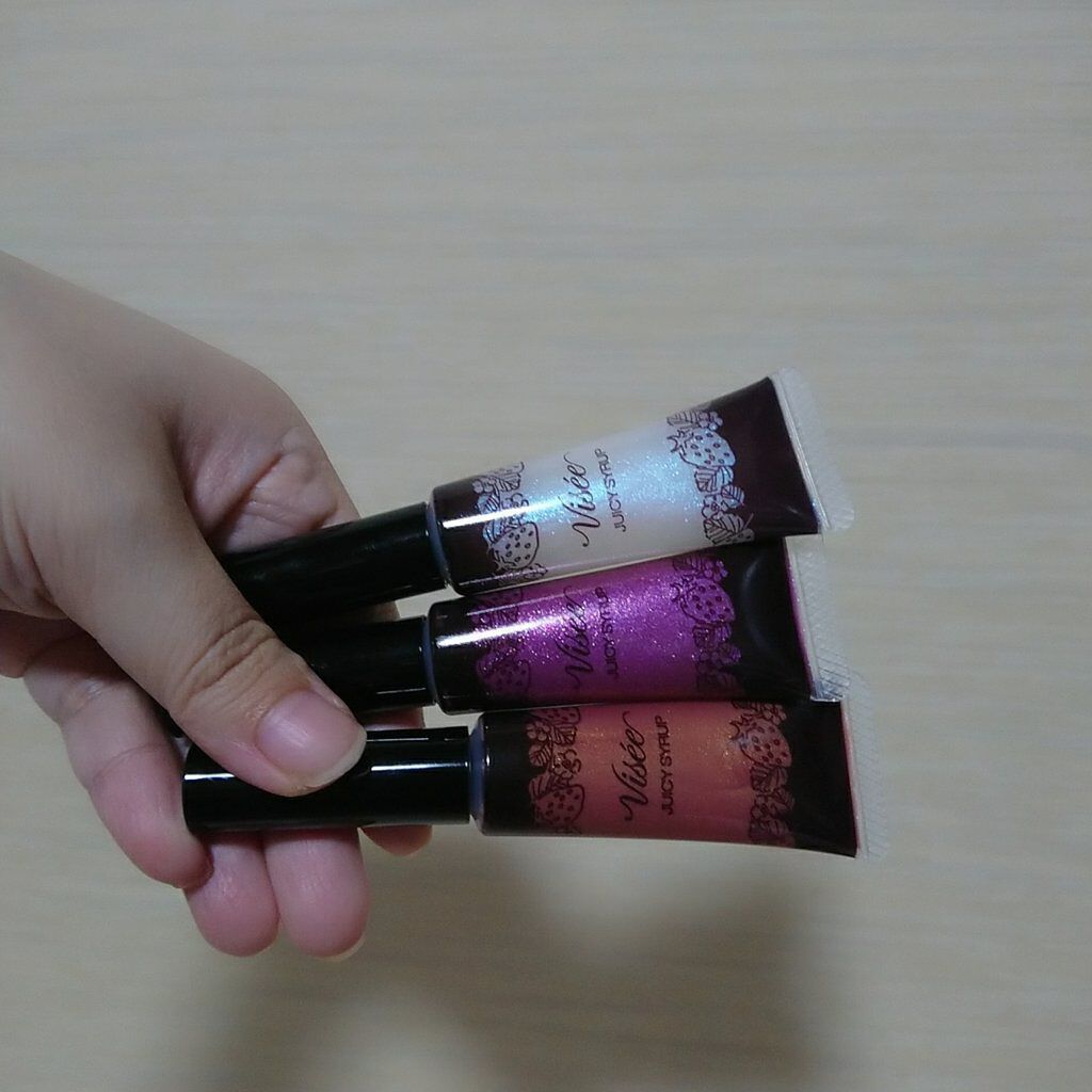 ジューシィ シロップ ダズル/Visée/リップグロスを使ったクチコミ（1枚目）