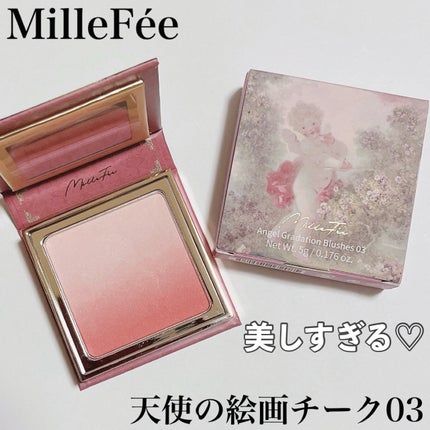天使の絵画チーク/MilleFée/パウダーチークを使ったクチコミ(1枚目)