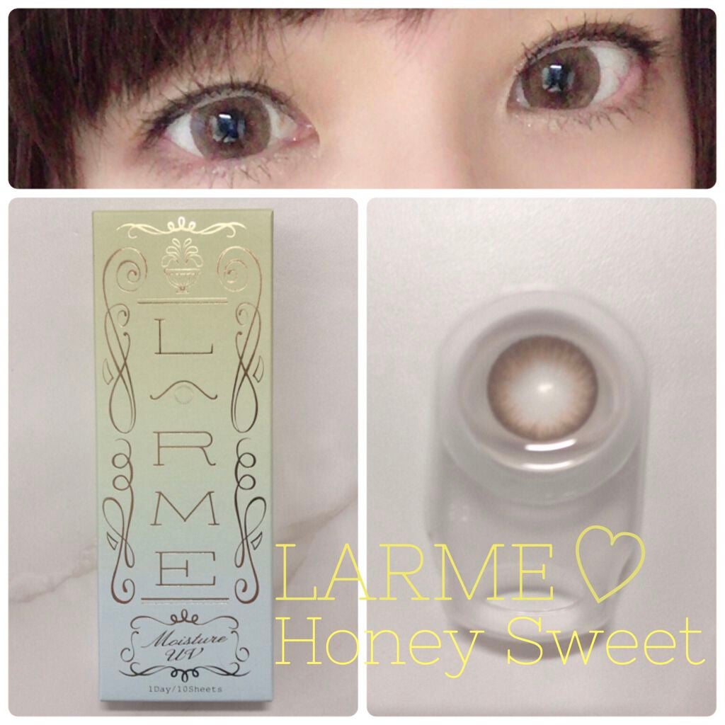 LARME MOISTURE UV(ラルムモイスチャーUV)/LARME/カラーコンタクトレンズを使ったクチコミ(1枚目)