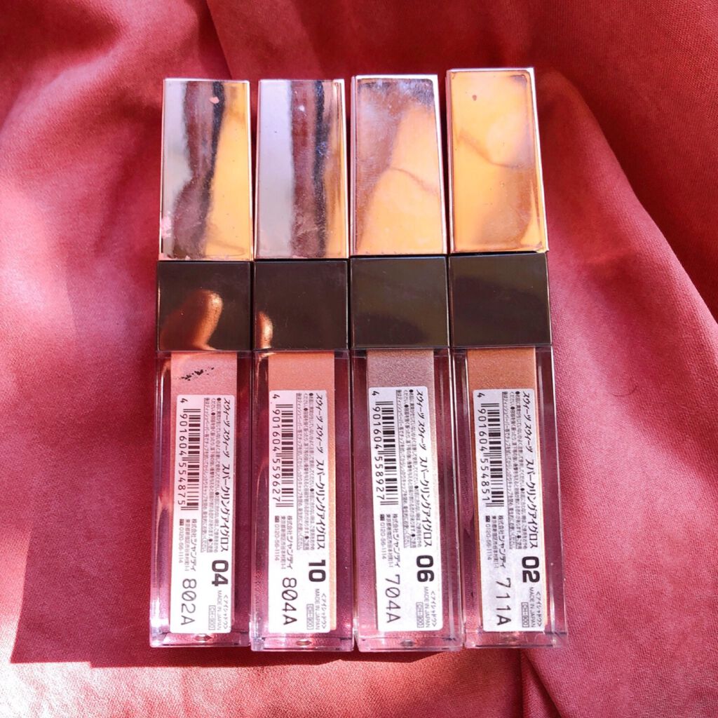 スパークリングアイグロス/スウィーツ スウィーツ/リキッドアイシャドウを使ったクチコミ（2枚目）