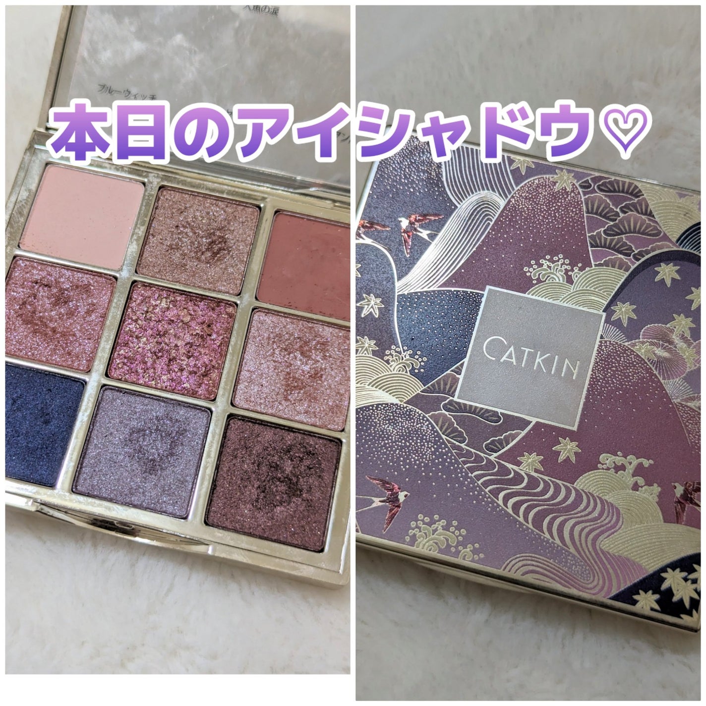 長相思シリーズ 9色アイシャドウパレット/CATKIN/アイシャドウパレットを使ったクチコミ(1枚目)