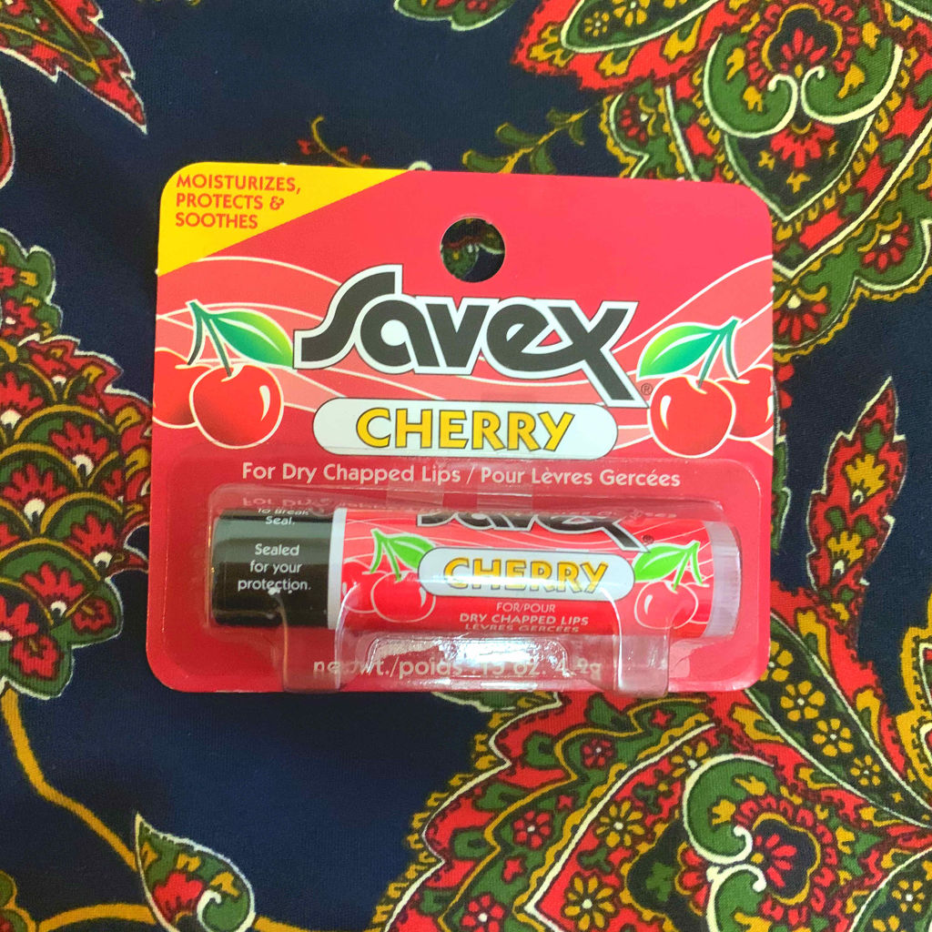 サベックス リップクリーム スティック チェリー/サベックス/リップクリームを使ったクチコミ（1枚目）