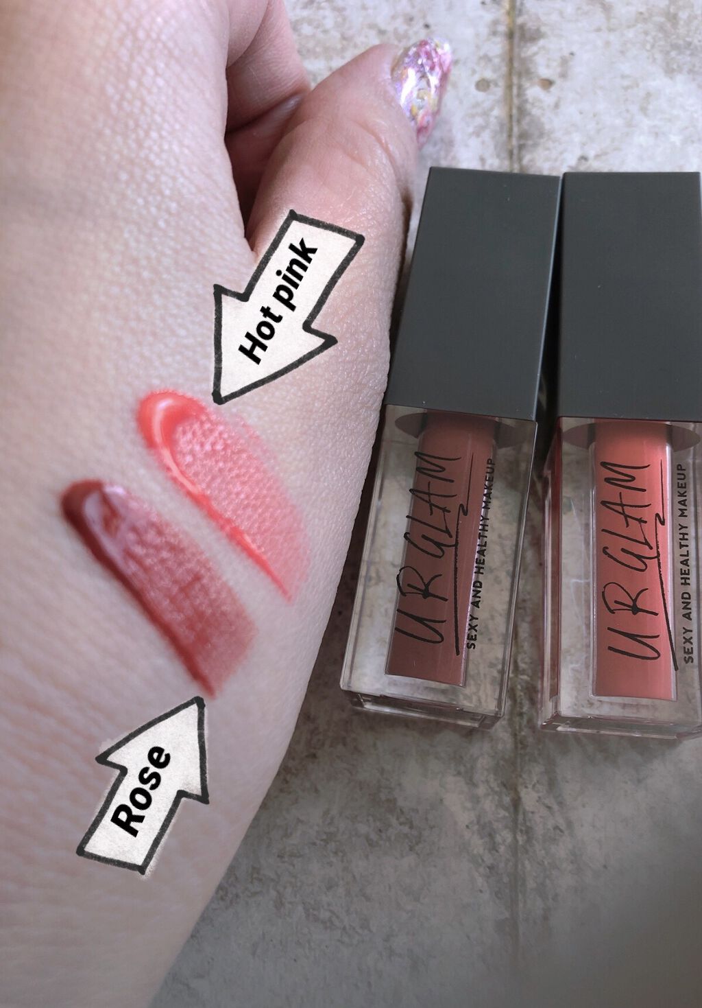 UR GLAM　TINT LIP GLOSS/U R GLAM/リップグロスを使ったクチコミ（2枚目）