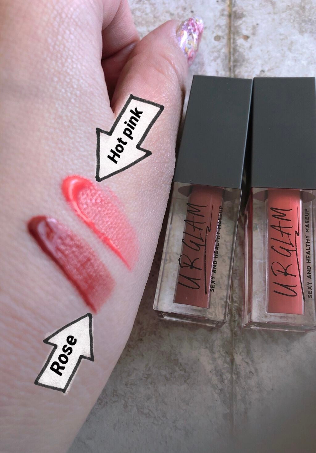 UR GLAM TINT LIP GLOSS/U R GLAM/リップグロスを使ったクチコミ(2枚目)