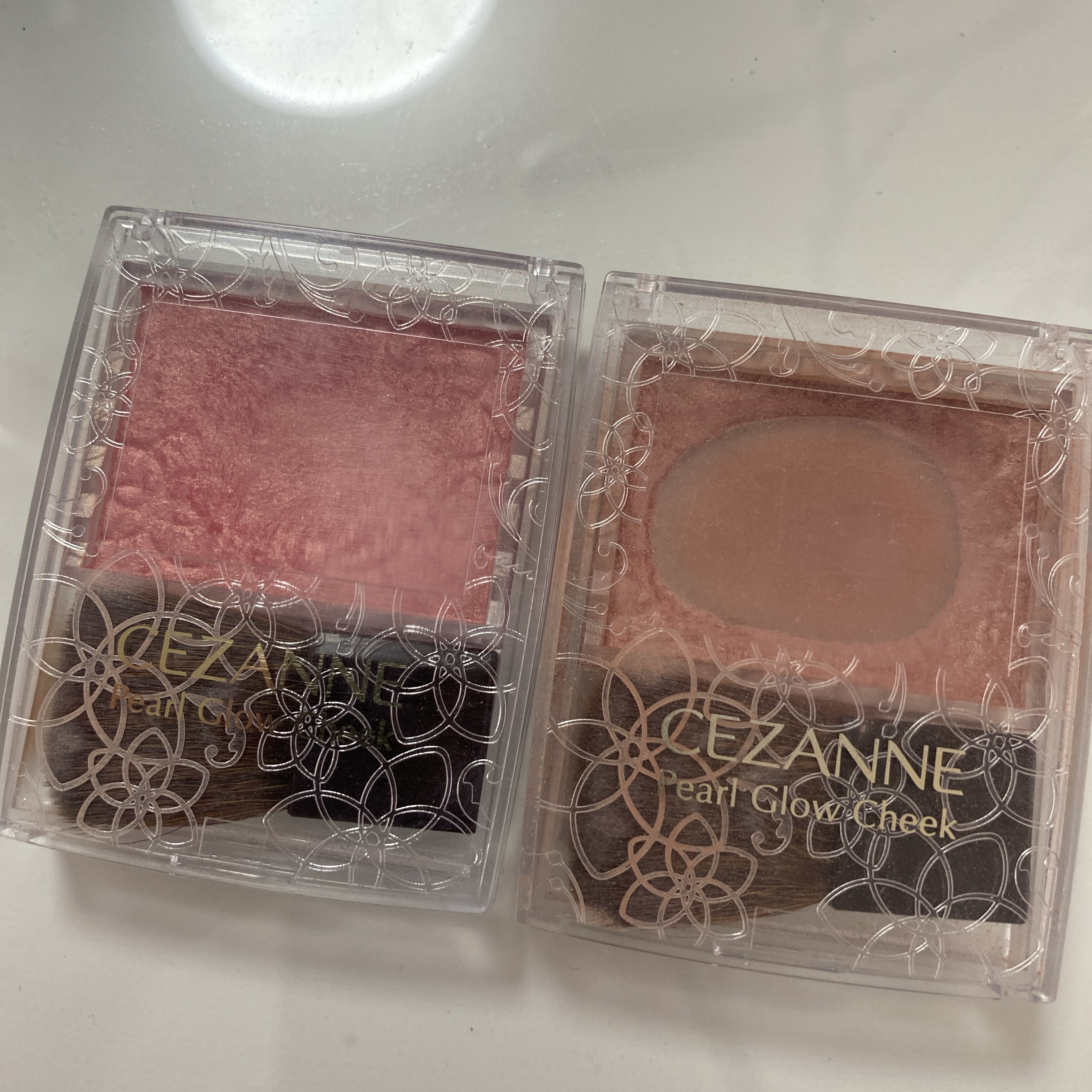 パールグロウチーク/CEZANNE/パウダーチークを使ったクチコミ（1枚目）