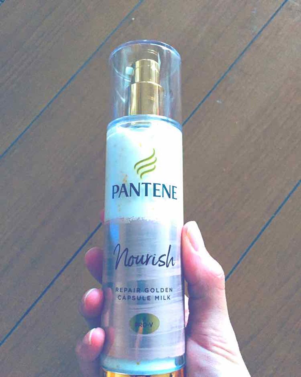 リペアー ゴールデン カプセル ミルク/パンテーン/ヘアミルクを使ったクチコミ(1枚目)