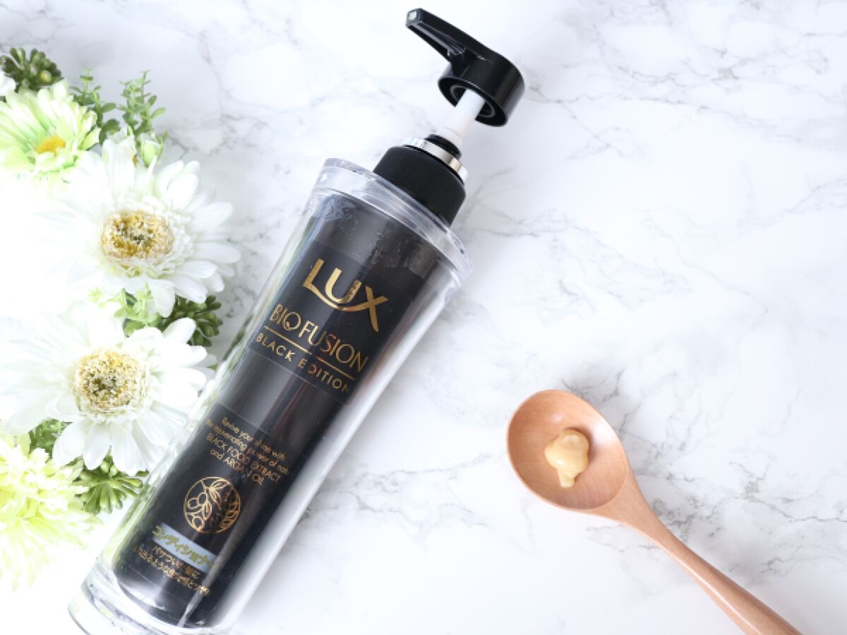 バイオフュージョン ブラックエディション/LUX/市販シャンプーを使ったクチコミ（2枚目）