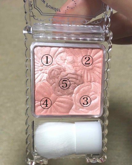 グロウフルールチークス/キャンメイク/パウダーチークを使ったクチコミ(2枚目)