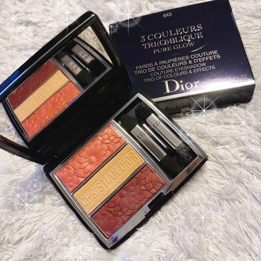 トリオ ブリック パレット＜ピュア グロウ＞ 643 ピュア ペタルズ（生産終了）/Dior/アイシャドウパレットを使ったクチコミ（1枚目）