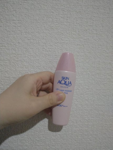 スーパーモイスチャーミルクピンク/スキンアクア/日焼け止めミルクを使ったクチコミ(1枚目)