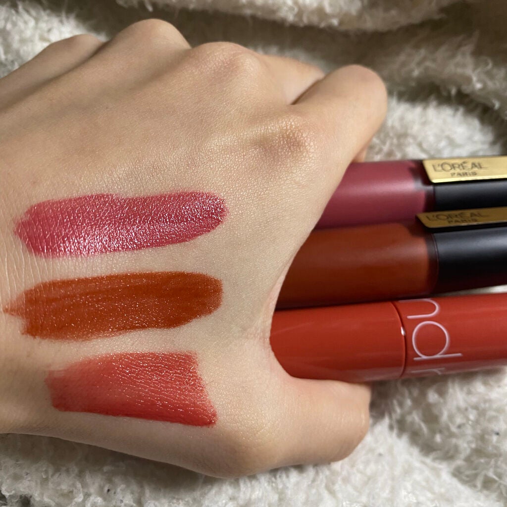 ジューシーラスティングティント/rom&nd/リップティントを使ったクチコミ(2枚目)