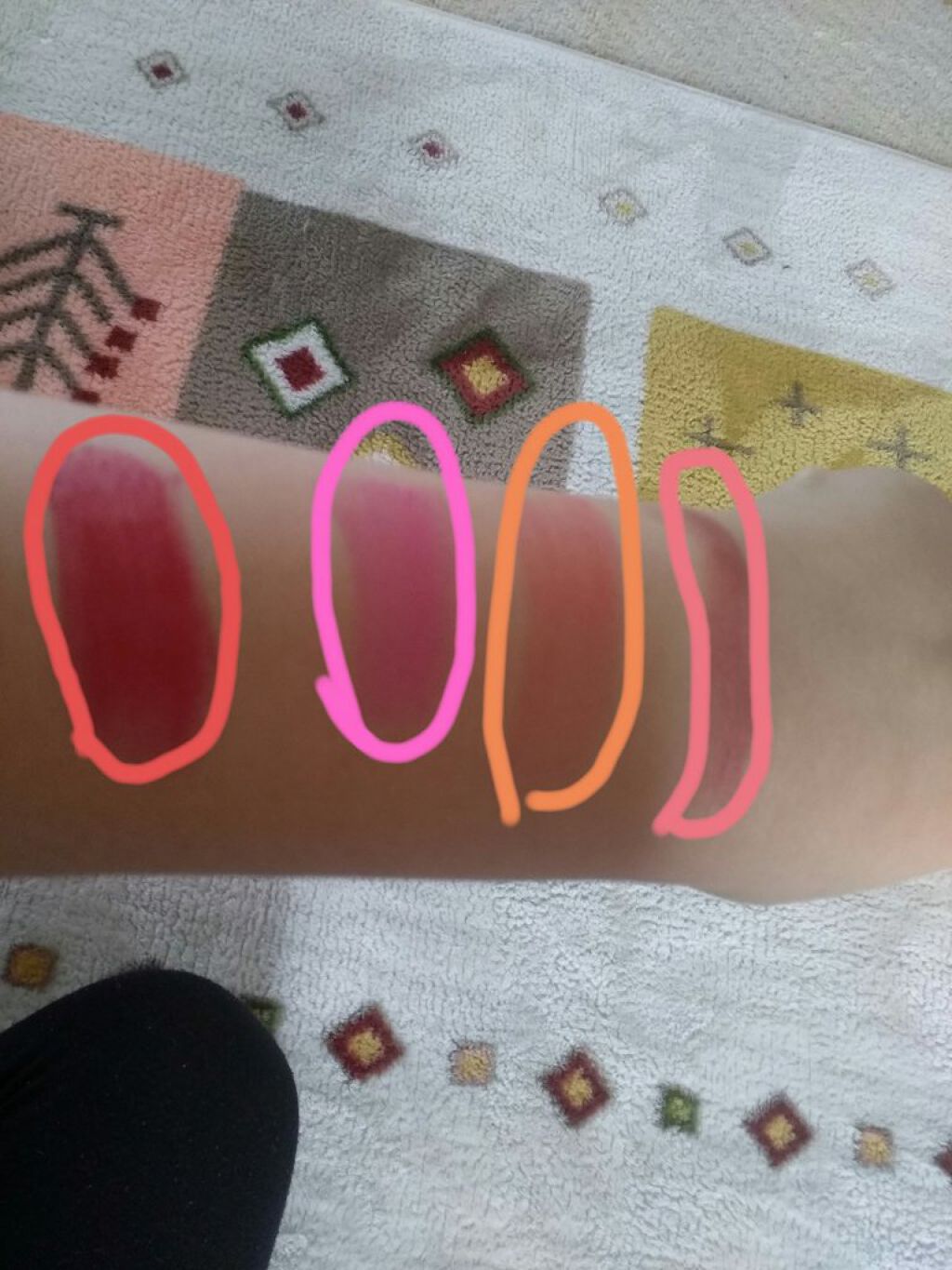 Blooming Kitty リップスティック/DAISO/口紅を使ったクチコミ（2枚目）