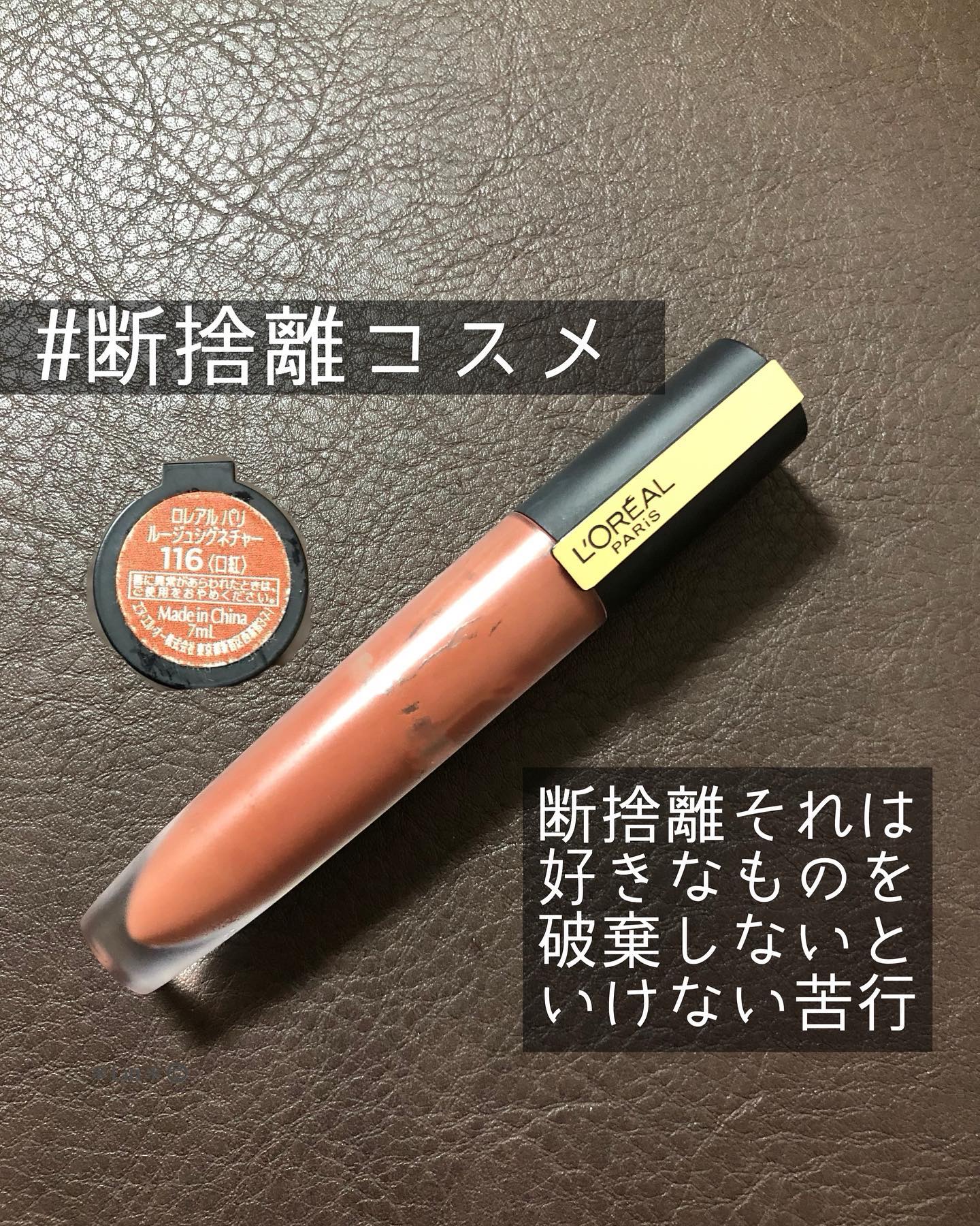 ルージュシグネチャー  116/ロレアル パリ/リップグロスを使ったクチコミ（1枚目）