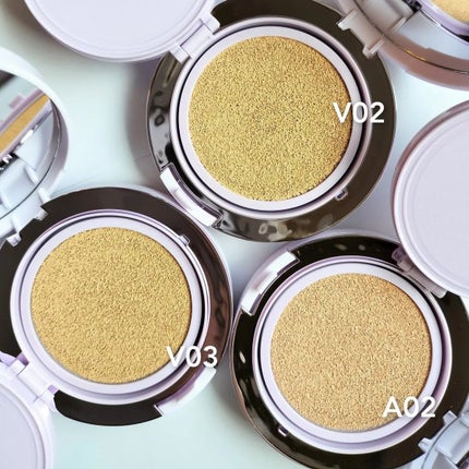 パーフェクティング シルキーフィット カバー クッション ファンデーション V02 明るいベージュオークル/VDL/クッションファンデーションを使ったクチコミ(3枚目)