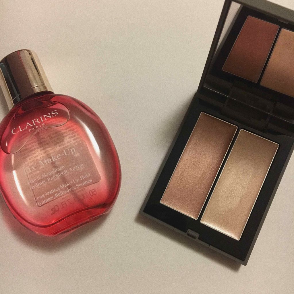 THREE シマリング グロー デュオ/THREE/クリームハイライトを使ったクチコミ（1枚目）