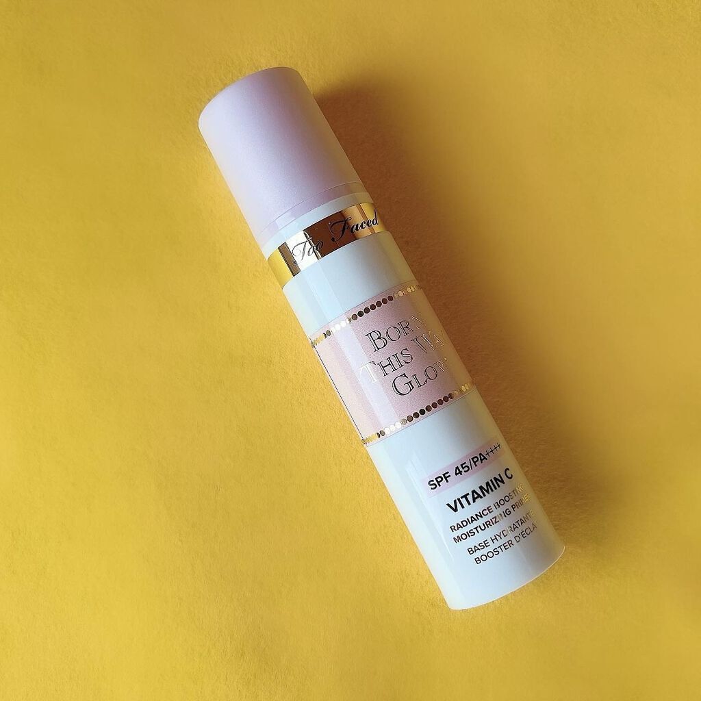 ボーン ディス ウェイ グロウ モイスチュアライジング メイクアップ プライマー/Too Faced/化粧下地を使ったクチコミ（3枚目）