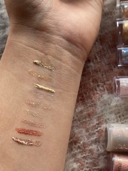 リキッド グリッター シャドウ/rom&nd/グリッターを使ったクチコミ(4枚目)