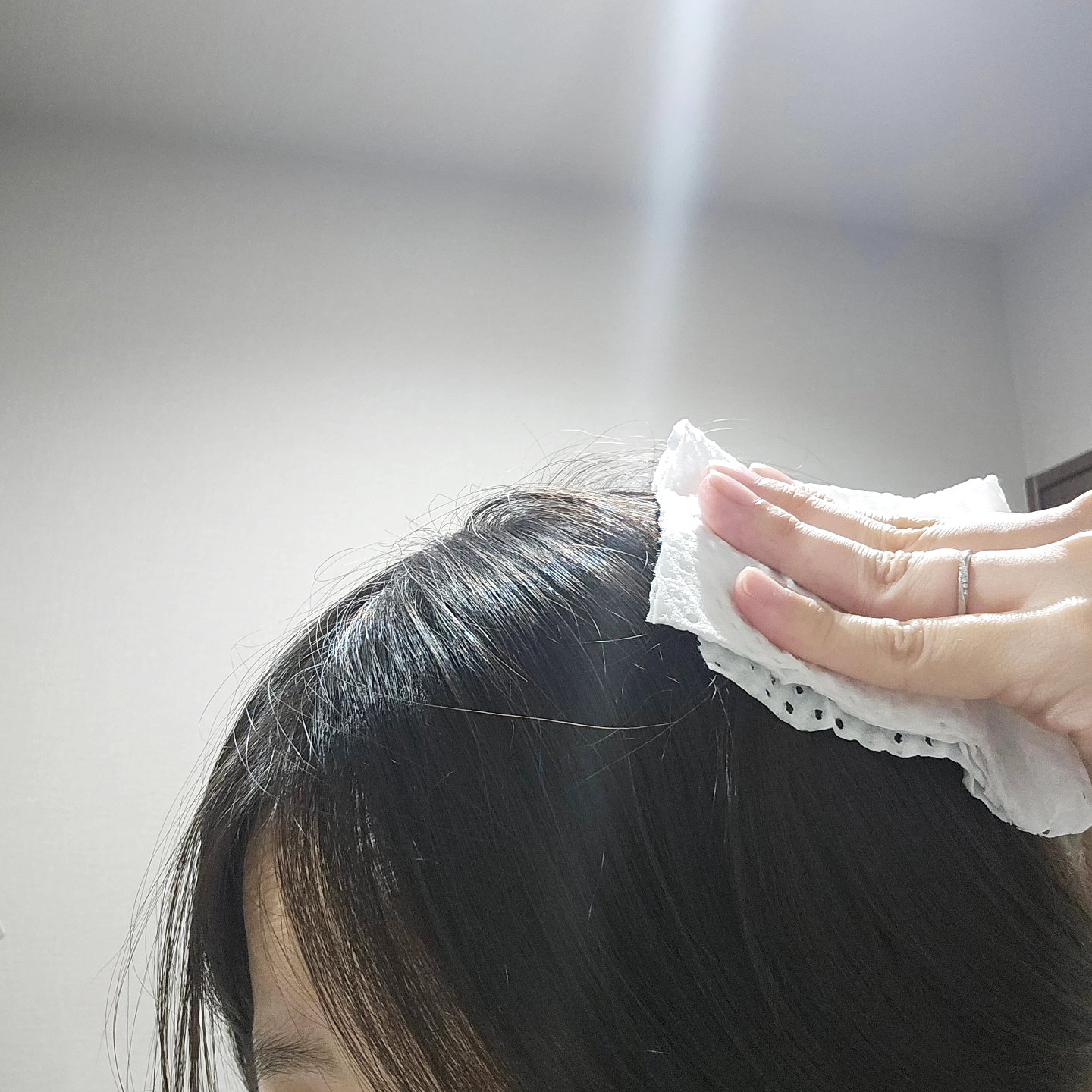 メリット ドライシャンプーシート さらっと髪まとまるタイプ/メリット/ドライシャンプーを使ったクチコミ（3枚目）