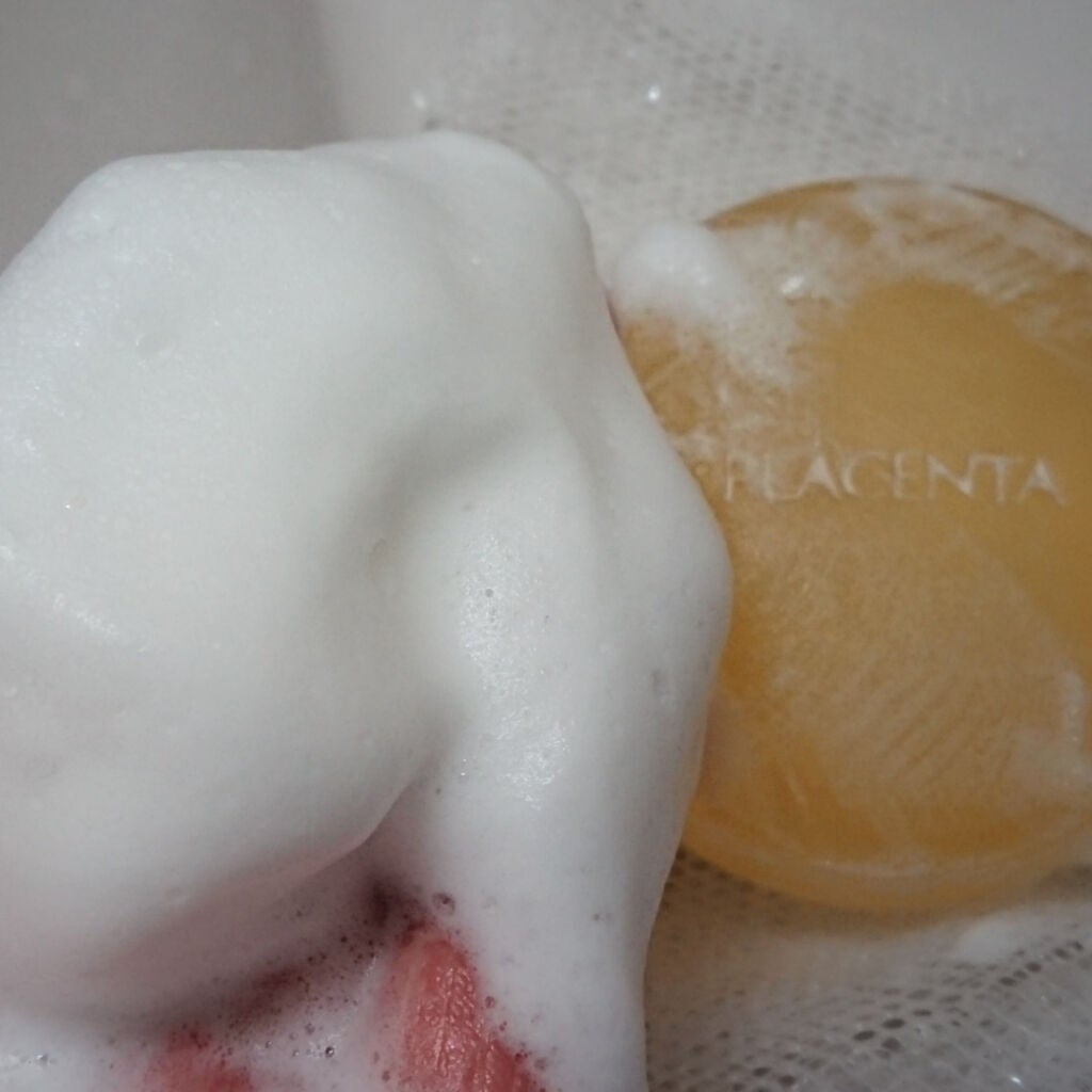 プレミアム馬プラセンタ*馬油石けん(*保湿成分)/Horse Richest/洗顔石鹸を使ったクチコミ(4枚目)