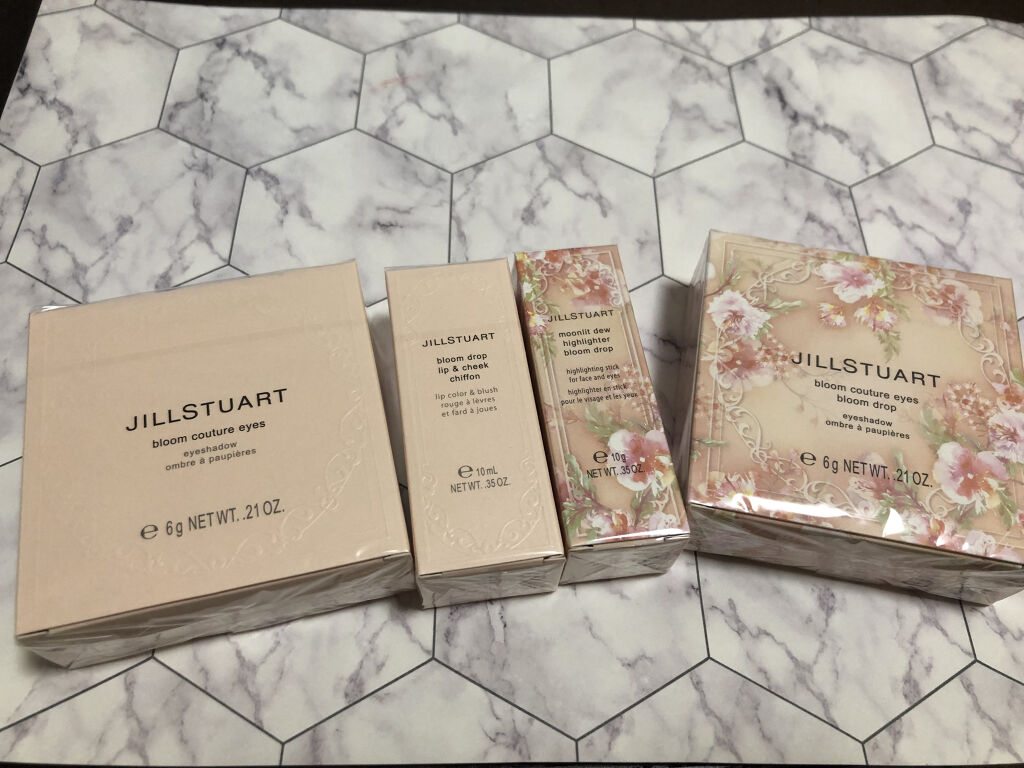 ムーンリット デュー ハイライター 08 peach/JILL STUART/ジェル・クリームチークを使ったクチコミ（1枚目）