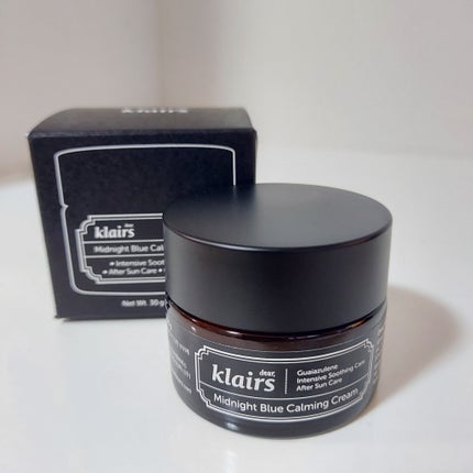 ミッドナイトブルーカーミングクリーム/Klairs/フェイスクリームを使ったクチコミ(4枚目)