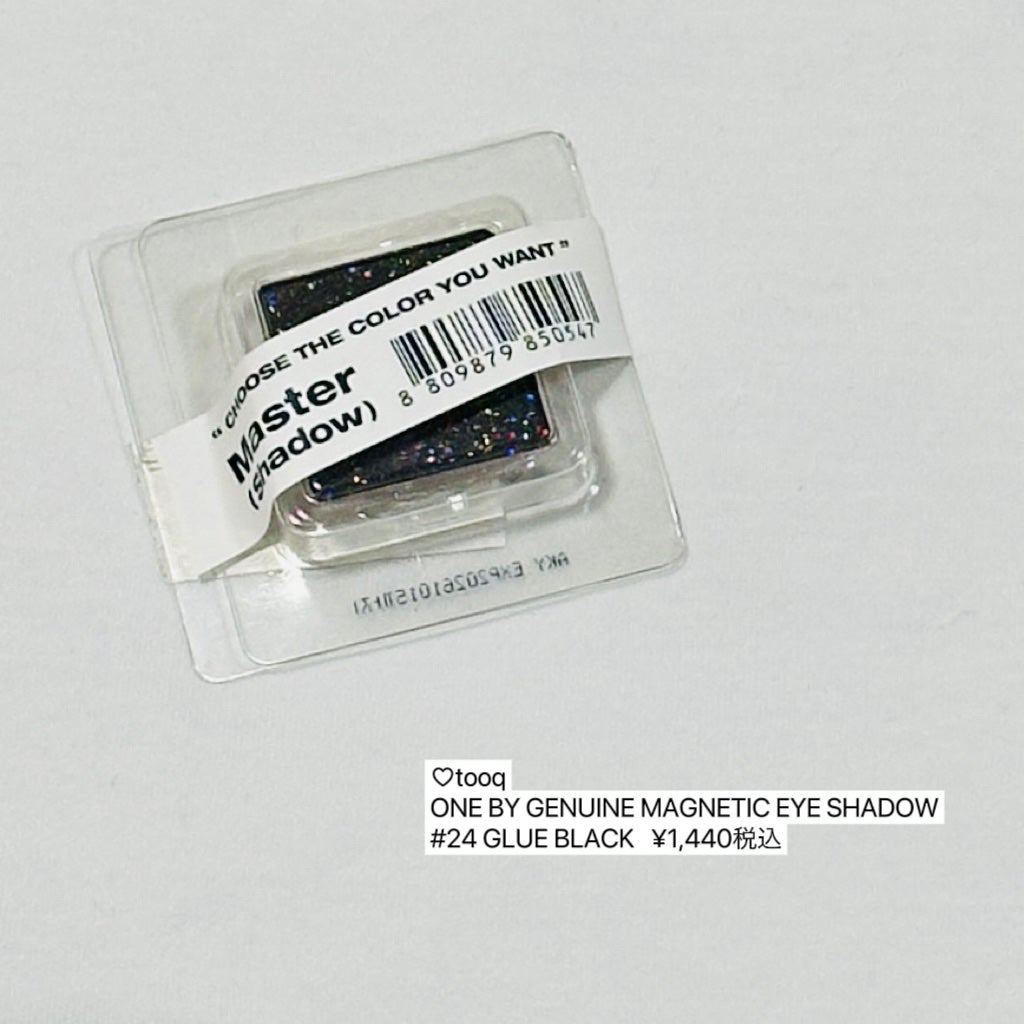 tooq ONE BY GENUINE MAGNETIC EYE SHADOW/Tooq/パウダーアイシャドウを使ったクチコミ(5枚目)