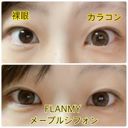 FLANMY 1day/FLANMY/ワンデー(1DAY)カラコンを使ったクチコミ(3枚目)