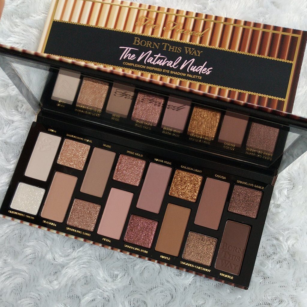 ボーン ディス ウェイ ザ ナチュラル ヌード アイシャドウ パレット/Too Faced/アイシャドウパレットを使ったクチコミ(1枚目)