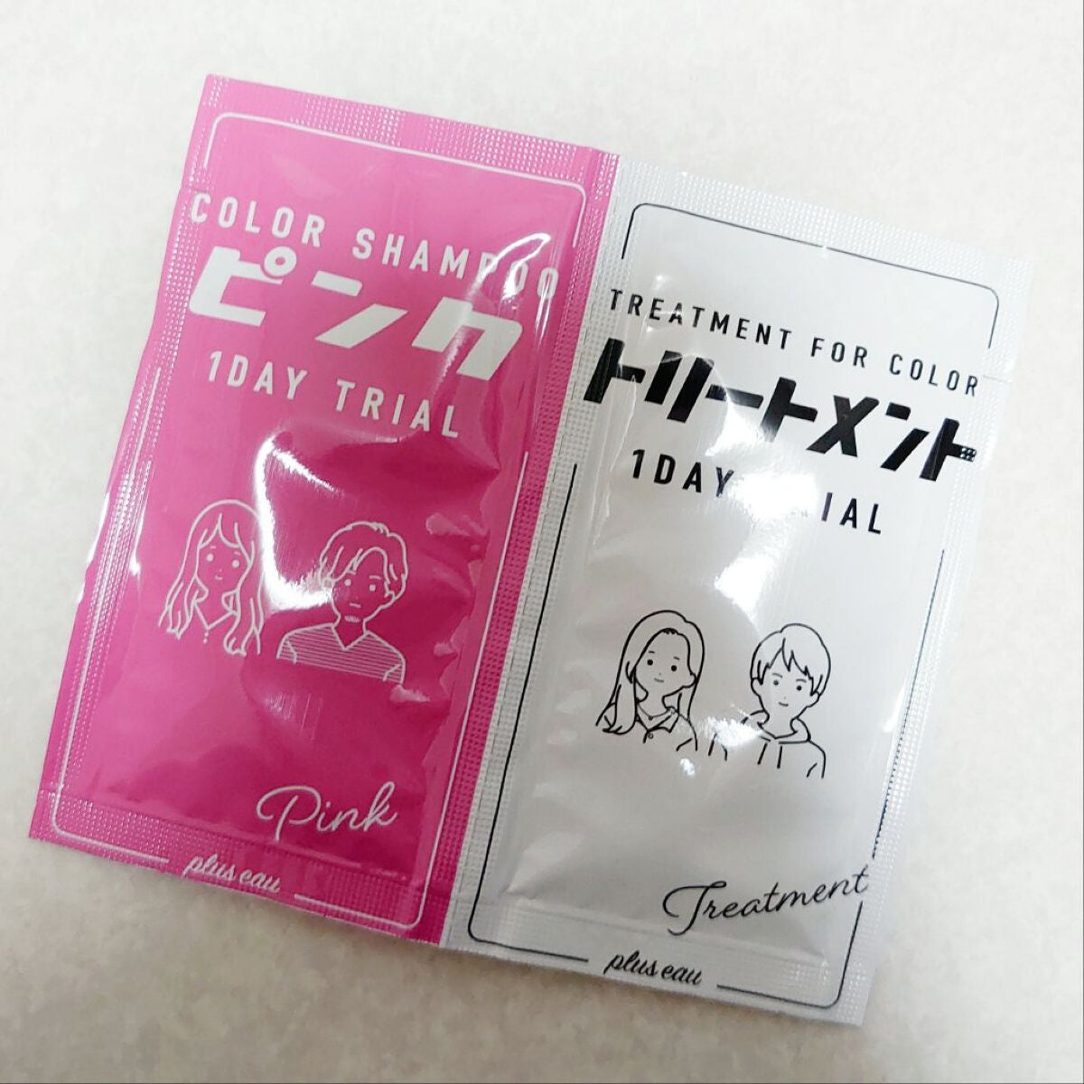 カラーシャンプー/トリートメント for color /plus eau/市販シャンプーを使ったクチコミ(1枚目)
