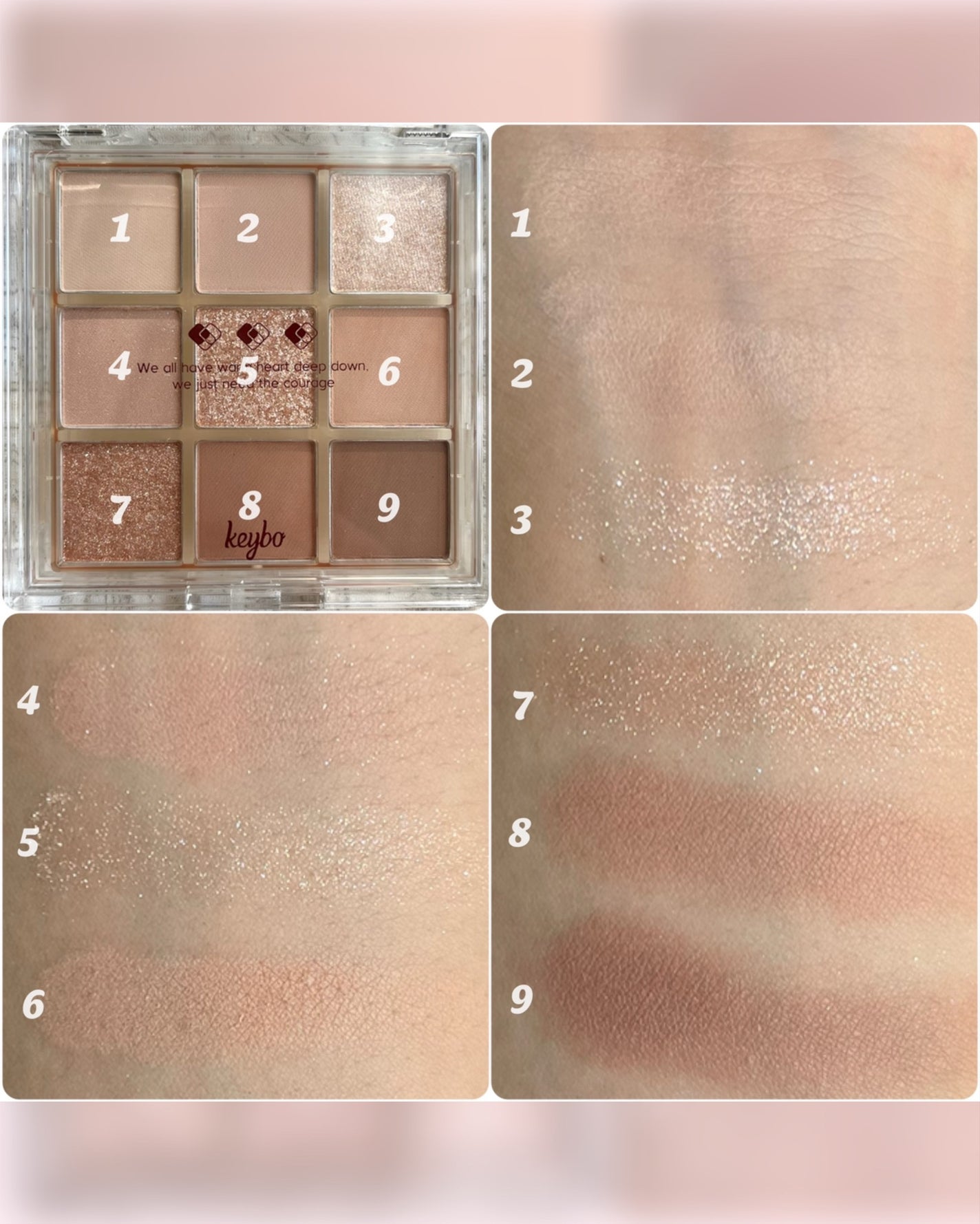 KEYBO FALL IN LOVE SHADOW PALETTE/keybo/アイシャドウパレットを使ったクチコミ(6枚目)