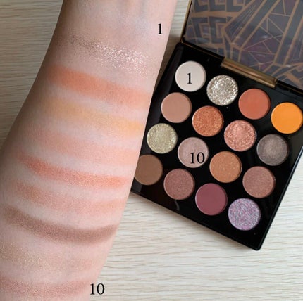 大英博物館 エジプトシリーズ アイシャドウパレット/ZEESEA/アイシャドウパレットを使ったクチコミ(3枚目)