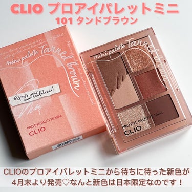 プロ アイパレット ミニ/CLIO/パウダーアイシャドウを使ったクチコミ（2枚目）