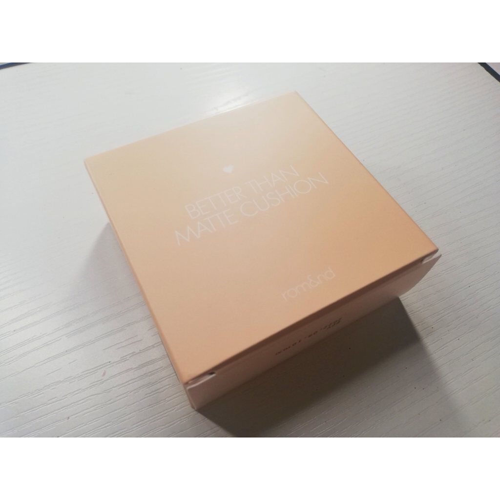 ベターザンマットクッション/rom&nd/クッションファンデーションを使ったクチコミ（2枚目）