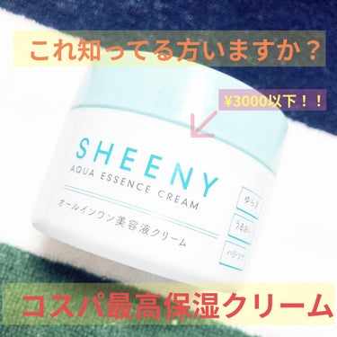 アクアエッセンスクリーム/SHEENY/フェイスクリームを使ったクチコミ（1枚目）