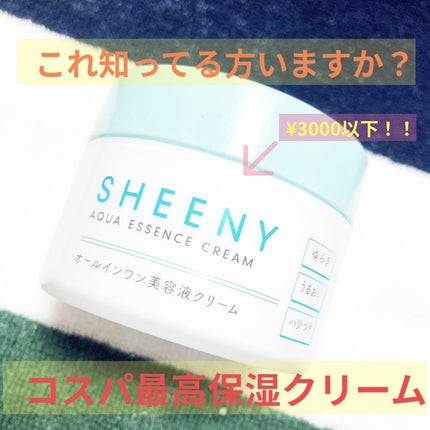 アクアエッセンスクリーム/SHEENY/フェイスクリームを使ったクチコミ(1枚目)