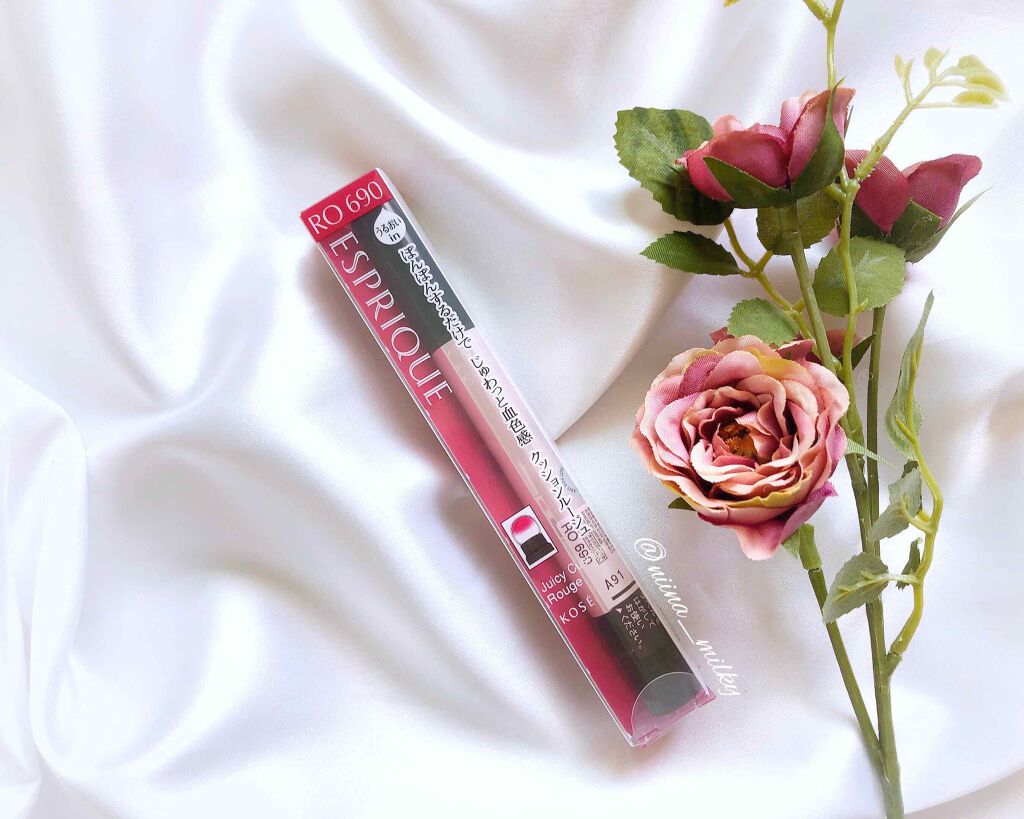 ジューシー クッション ルージュ/ESPRIQUE/口紅を使ったクチコミ(2枚目)