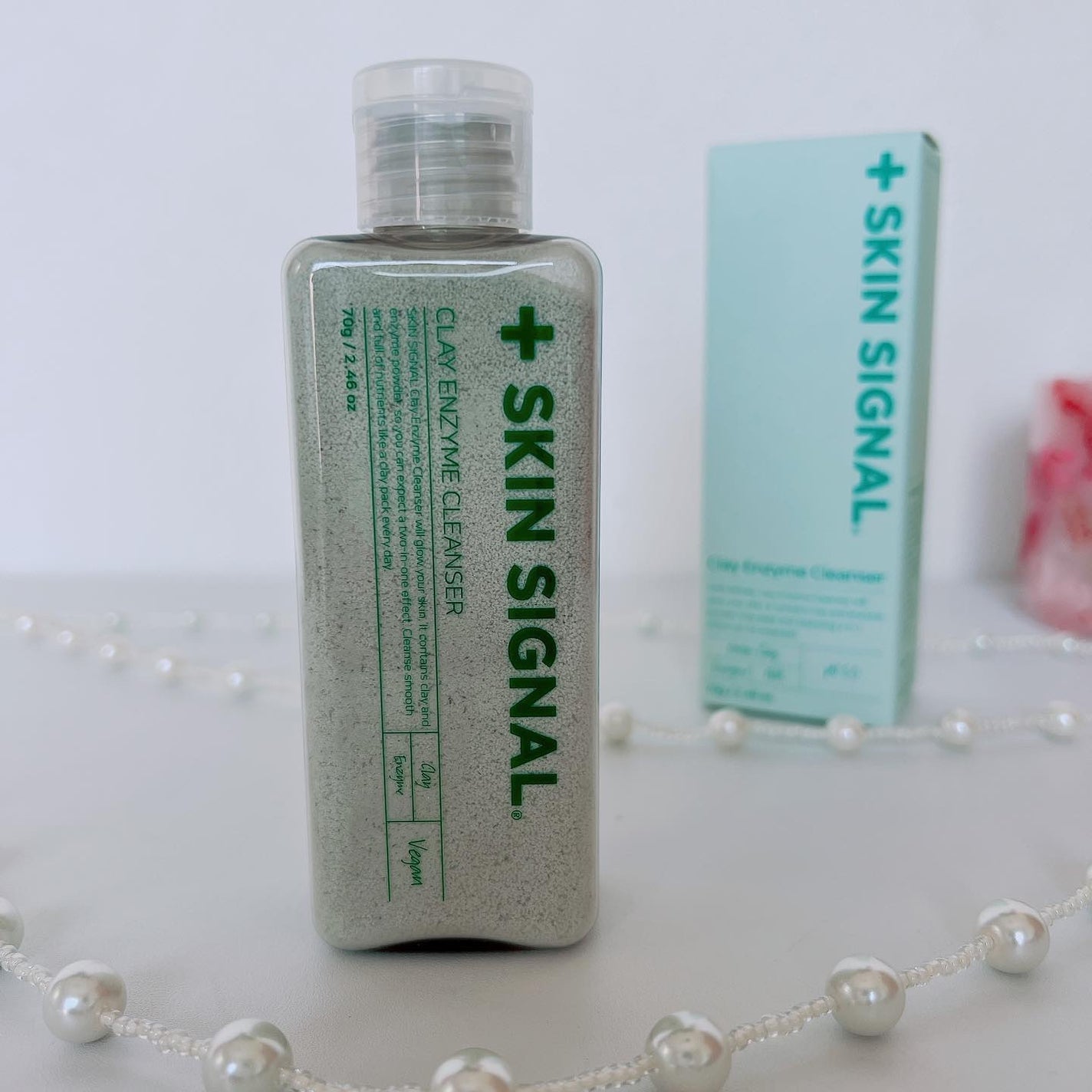 グリーン クレイ酵素クレンザー/SKIN SIGNAL/洗顔パウダーを使ったクチコミ(2枚目)