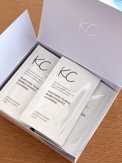 KC むきタマつるん 発泡美容液クレンジング/ハーブ健康本舗/クレンジングジェルを使ったクチコミ(1枚目)