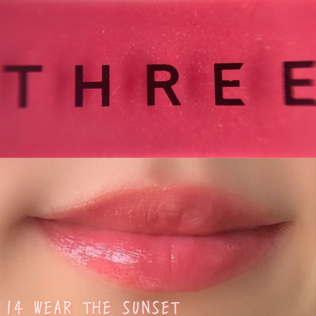 シマリング リップジャム/THREE/リップグロスを使ったクチコミ（2枚目）