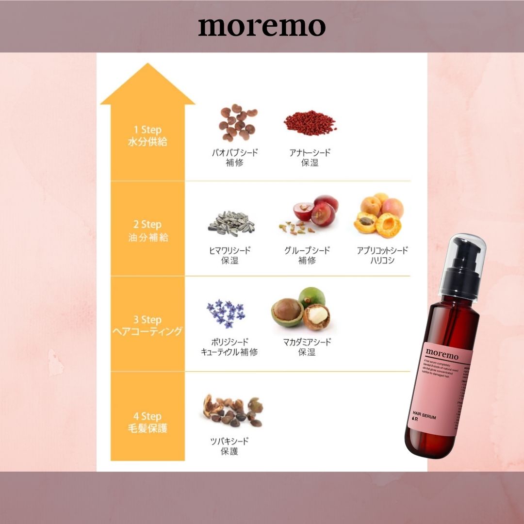 ヘアセラム R /moremo/ヘアオイルを使ったクチコミ（3枚目）