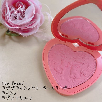 ラブ フラッシュ ウォーターカラー ブラッシュ/Too Faced/パウダーチークを使ったクチコミ(1枚目)