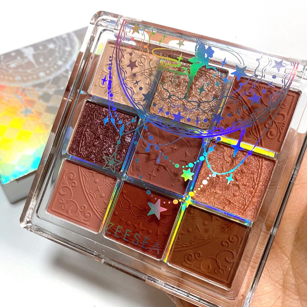 クォーツ 9色アイシャドウパレット(ドリームランドアイシャドウ)/ZEESEA/アイシャドウパレットを使ったクチコミ(4枚目)